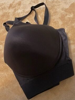 Bali Black Seamless Strapless Bra with Support Band (quantity 2 )